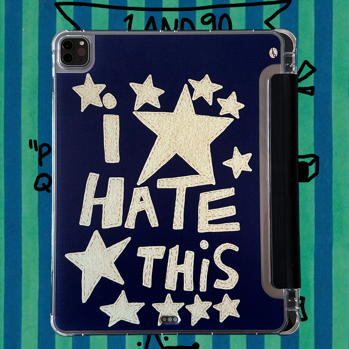 [IPAD CASE] Star Jeans Indigo