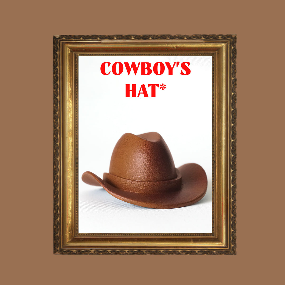 COWBOY&#039;S HAT INCENSE HOLDER