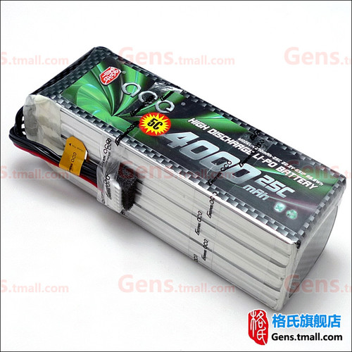 GENS  ACE 4000mah 6s 22.2v 25c/30C  XT60 알씨비행기/헬리콥터 배터리