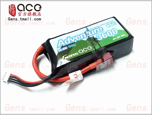 입고완료 GENS ACE Adventure 11.1V 3S1P 3600MAH 50C 25*42.5*92 214g