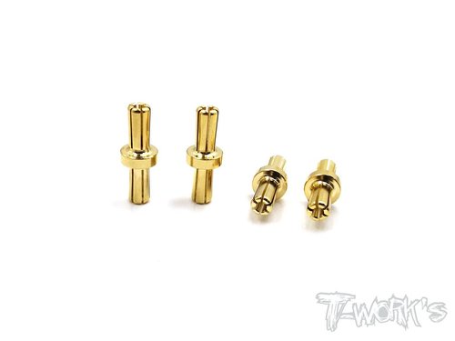 입고완료 TWORKS EA-029-5 5mm Gold Plated Dual Battery Plug ( 4pcs. )