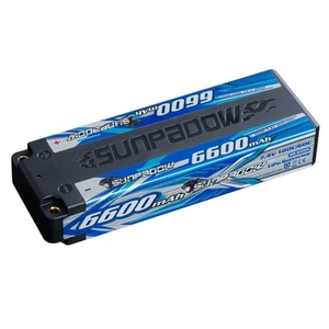 SUNPADOW 6600mAh-2S2P-7.4V-120C  60C Lipo 배터리 긴 팩