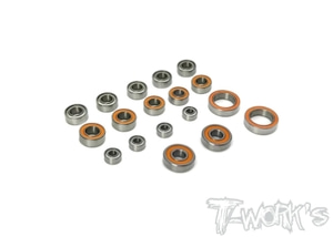 TWORKS BBS-YZ2-CAL3 Precision Ball Bearing Set ( For Yokomo YZ-2 CAL 3 ) 18pcs.