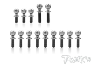 TWORKS TP-125 64 Titanium Ball End set ( For Yokomo YZ-4 SF2 )