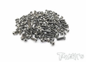 TWORKS TSSU-BD10 64 Titanium Screw set ( UFO Head ) 97.6pcs.( For Yokomo BD10 )