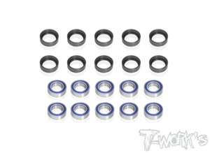 BBLS-MBX8ECO Light Weight Bearing Kit ( For Mugen MBX8 ECO ) With 8 x 14mm Bearing 10pcs.