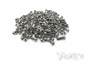 TWORKS TSSU-E819 64 Titanium Screw set ( UFO Head ) 117pcs.(For HB E819 )