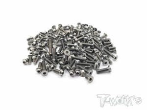 TWORKS TSSU-S12-2 64 Titanium Screw set ( UFO Head ) 117pcs.(For SWORKZ S12-2 )