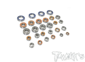 TWORKS BBS-X3GTS Precision Ball Bearing Set ( For Hong Nor X3 GTS ) 28pcs