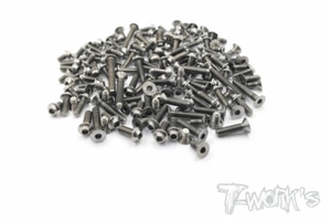 TWORKS TSSU-YZ4-SF2 64 Titanium Screw set ( UFO Head ) 156pcs.( For Yokomo YZ-4 SF2 )