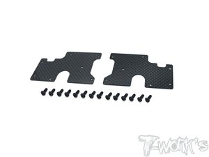 매장입고 TWORKS  TO-246-SRX8-RL 그래파이트 후면 하단 A-arm 보강재 1mm / 1.5mm (Serpent SRX8 / E / EVO GT / GT / GTE / E-Pro / GTE LWB / GT TQ / GTE WC 용)