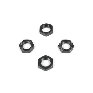 TKR5116 Wheel Nuts (17mm serrated gun metal anodized M12x1.0 4pcs)