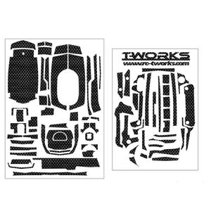 TWORKS SANWA &amp; AIRTRONICs M17 Bright Surface Carbon Fibre Channel