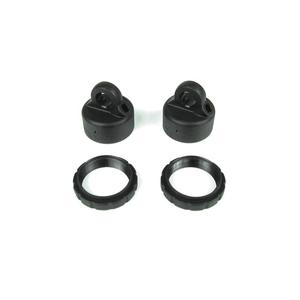 TKR6018 Shock Cap and Spring Adjustment Nuts (composite for 2 shocks)