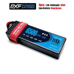 DXF Lipo 배터리 2S 7.4V 6500mAh 100C / 200C 하드케이스