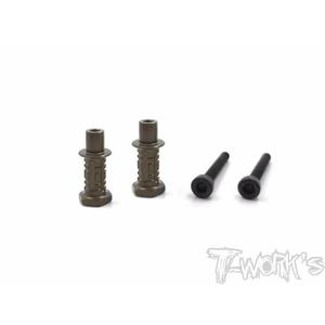 입고완료 TWORKS TO-240-K-4 Hard Coated 7075-T6 Alum. Shock Standoffs +4mm (For Kyosho MP9 TKI3/TKI4,MP9e EVO/ MP10) 2pcs.