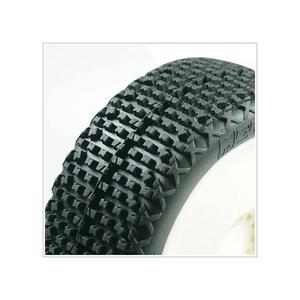 [3307XR-T3] TPRO 1/8 OffRoad MegaBlock Tire PreMount (Pair) 소프트 본딩완료 반대분