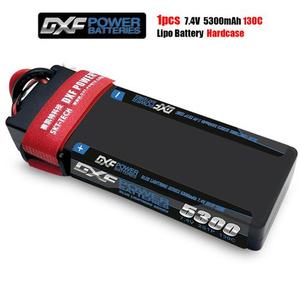 DXF Lipo 배터리 2S 7.4V 5300mAh 130C / 260C 하드 케이스 138 * 47 * 24mm