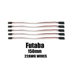 TWORKS EA-004 -5 Futaba 연장, 22 AWG  150mm 5 개.