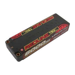 Gens ace Redline HV Lipo 6000mAh 7.6V 130C 2S2P 5mm