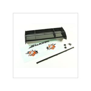 [SW-228008BK] SWORKz 1/8 Off Road Formula 2.0 Race Wing (BK)