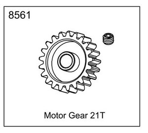 EX-07 MOTOR GEAR 21T #8561 1/8 사용가능