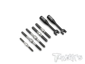 매장입고 TWORKS TB-084 Mugen MBX-7R /MBX 8/MBX8 ECO Titanium Turnbuckle Set