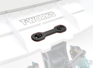 입고완료 전차종 공용 카본 윙 와셔 TWORKS  TO-300 1/8 Buggy Graphite Wing Button