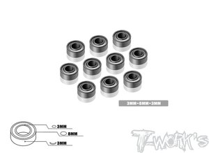 BB-383-10 3x8x3mm 정밀 볼 베어링(10개)