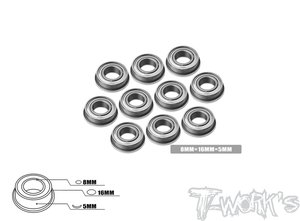 입고완료 BB-8165F-10 8x16x5mm 정밀 볼 플랜지 베어링(10개)