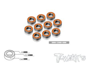 BB-6124-10 6x12x4mm 정밀 볼 베어링(10개)