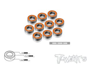 입고완료 BB-8165-10 8x16x5mm 정밀 볼 베어링(10개)