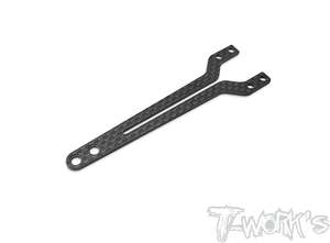 TWORKS TE-X4-G Graphite Split Type Front Upper Deck Ver. 2 ( Xray X4 )  TE-X4-G-2