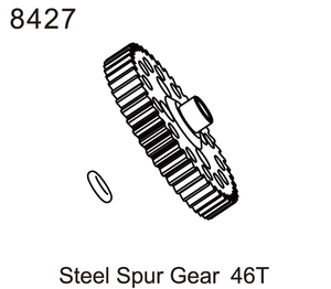 ZD 스틸 스퍼기어 48T #8427