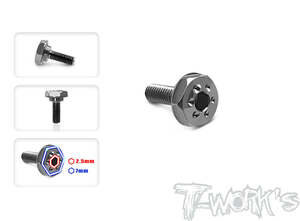 입고완료 TWORKS TP-151 64 Titanium Low Profile Clutch Screw 1pcs