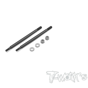 TWORKS  XB8 2023 DLC coated Front Shock Shaft 61mm 2PCS #TO-260-XB8-B