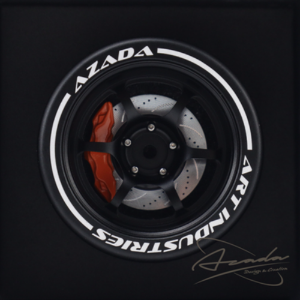 Azada Narrow 6 Spoke Steering Wheel Black/5컬러 Caliper AZ6115