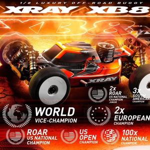 XRAY XB8 - 2023 SPECS 1/8 LUXURY NITRO OFF-ROAD NITRO BUGGY