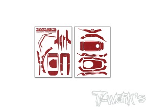 TS-074MR Metal Chrome Radio Radio Skin Sticker ( For WFLY X9 )