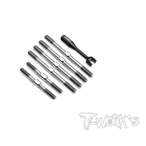 TB-277 64 Titanium Turnbuckle Set ( For TEKNO EB48 2.1 )