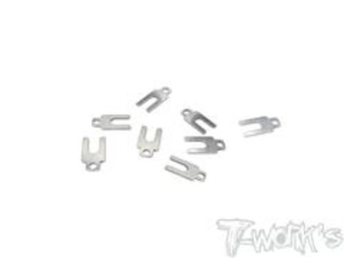 TWORKS TE-TC01-F Suspension Mount Adjust Spacer 0.5mm ( For Tamiya TC-01/M07 ) 8pcs.