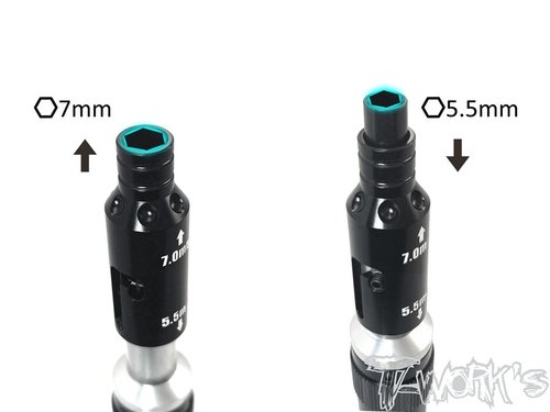 TWORKS TT-069 Due-use 5.5mm / 7mm 소켓 드라이버