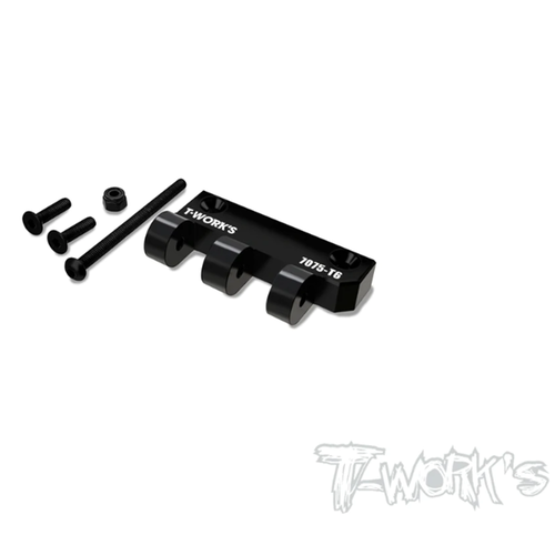 TO-281-XB8 7075-T6 Alum. Rear Tension Rod Mount ( For Xray XB8 23/22/21/20/19/18 GTX8 22/18/17 GTXE 22/18/17 )