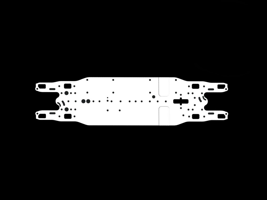 Chassis arrowspace magnesium stiff 4X (SER401801)