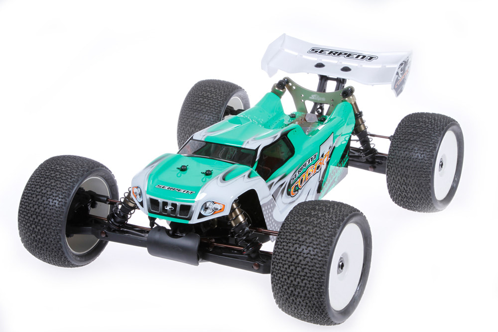 Body 1/8 E-Truggy pre cut green (SER170339)