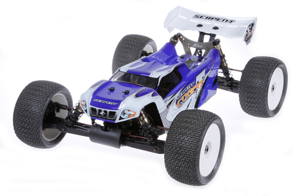 Body 1/8 E-Truggy pre cut blue (SER170340)