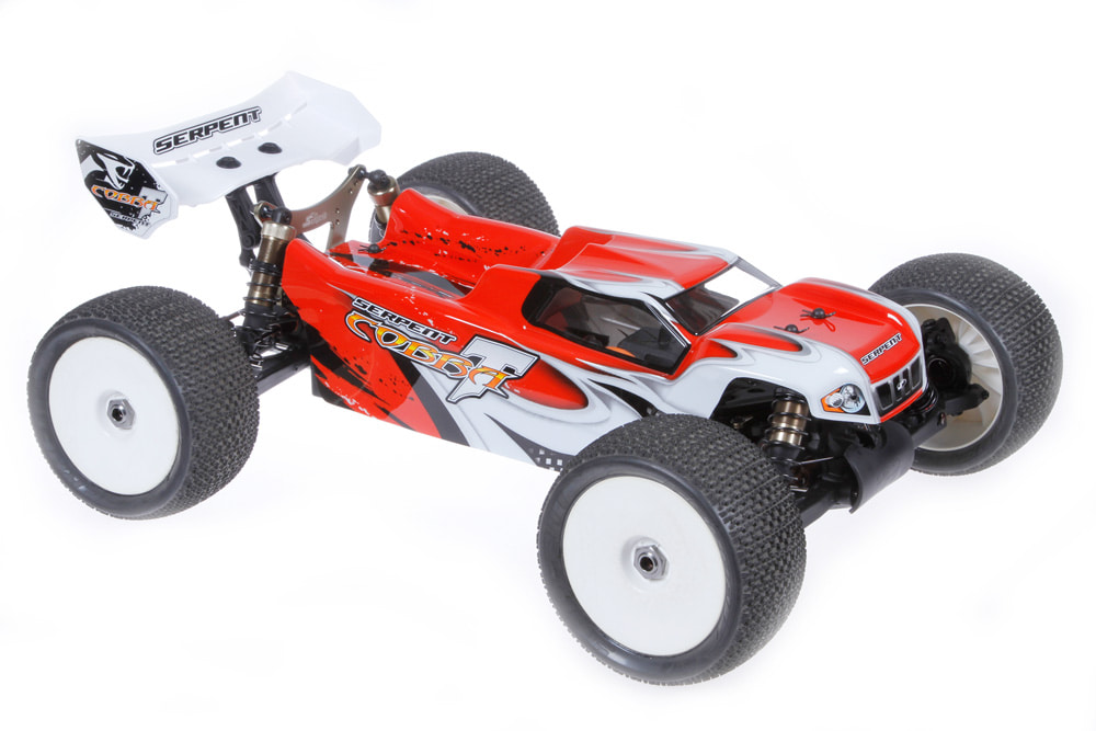 Body 1/8 E-Truggy pre cut red (SER170341)