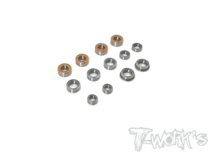 TWORKS BBS-X120 Precision Ball Bearing Set ( For Xray X1 2020 ) 13pcs