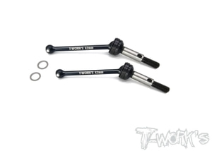 TWORKS C-TC01 Steel F &amp; R CVD Set 42mm ( For Tamiya TC-01/XV01 ) 2pcs.