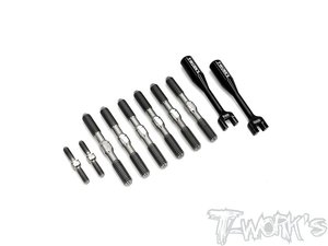 TWORKS TB-227 64 Titanium Turnbuckle Set ( For Serpent SRX8 GT TQ )